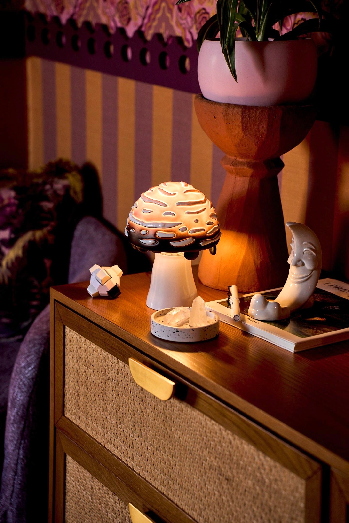 Inky Cap Mushroom Lamp